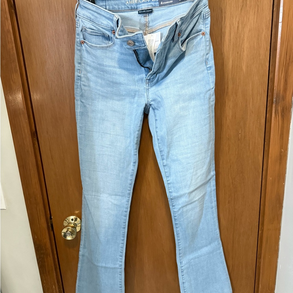 American Eagle Outfitters Light Wash Women's Flare Jeans